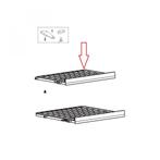 Dometic koelkastrooster RML8330 331x219, Nieuw