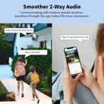 Xiaovv 4MP WIFI Huisbeveiligingscamera CCTV met dubbele lens, Verzenden, Zo goed als nieuw