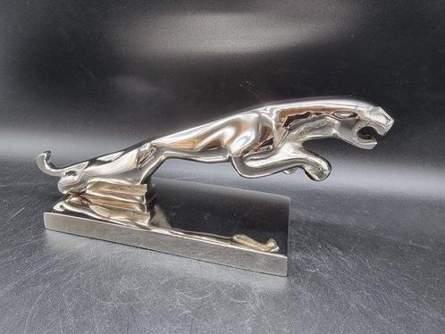 Beeld, Jaguar Car Logo - 30cm - 12 cm - Metaal, Antiek en Kunst, Kunst | Designobjecten