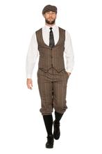 Jaren 20 Kostuum Bruin, Kleding | Heren, Verzenden, Nieuw