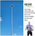 Polygonale heavy duty stalen highmast 20m1 met grondstuk en, Verzenden