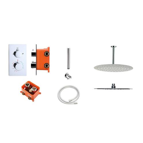 Regendoucheset Best Design Verona P200 Inbouw Met Inbouwbox, Doe-het-zelf en Verbouw, Sanitair, Kraan, Nieuw, Chroom, Ophalen of Verzenden