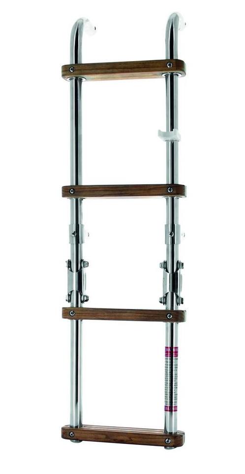 Bieden: Vetus SLFM4A bathing ladder foldable 4 steps with t, Watersport en Boten, Bootonderdelen, Dekbeslag, Nieuw, Zeilboot of Motorboot