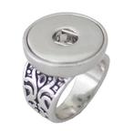 Fako Bijoux® - Ring Voor Click Buttons - Retro Model 2, Nieuw, Verzenden