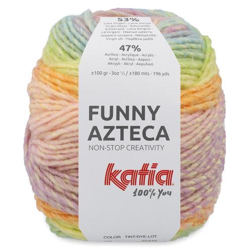 Katia Funny Azteca - 203 sahara - Wol/Acryl Garen, Hobby en Vrije tijd, Breien en Haken, Ophalen of Verzenden
