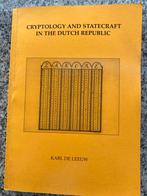 Cryptology and statecraft in the Dutch Republic, Gelezen, Karel de Leeuw, 20e eeuw of later, Verzenden