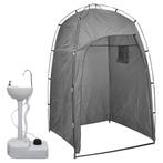 vidaXL Kampeerwasbak met tent draagbaar 20 L, Verzenden, Nieuw