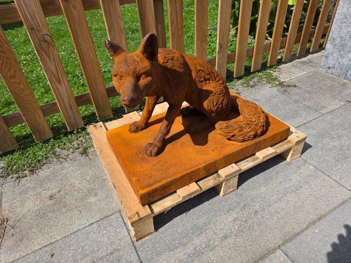 Beeld, Large Fox 67cm 47kg - 49 cm - Gietijzer, Antiek en Kunst, Curiosa en Brocante