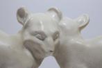 Le Jan - Beeld, Twee beertjes - 20.5 cm - Aardewerk, Antiek en Kunst, Antiek | Glas en Kristal