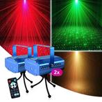 Discolamp LED Kerst Laser - Kerstmis - Set van 2 stuks, Verzenden, Nieuw, Laser, Kleur