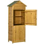 TRUUSK Tuinhuis van Natuurhout - Gereedschapskast en Tuinkas, Verzenden, Nieuw