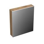 Spiegelkast Forzalaqua Uni 59.5x68.5x12.5 Cm 1 Deur Rechts, Ophalen of Verzenden, Nieuw, Bad