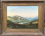 G.P Verschuur (1830-1891) - Landschap met personen en vee