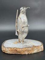 Figuur - Figura del pingüino en plata 915 - Zilver