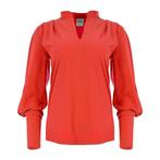 -30% Maicazz  Maicazz Dieke blouse  maat XS, Kleding | Dames, Blouses en Tunieken, Verzenden, Nieuw, Rood