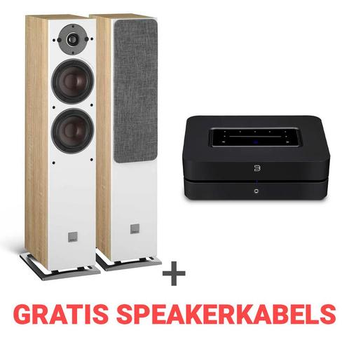 Dali Combi Deal Oberon 5 + Bleusound Powernode N330, Audio, Tv en Foto, Luidsprekers, Front, Rear of Stereo speakers, Nieuw, Overige merken