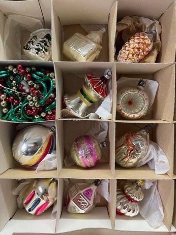 Kerstballen Vintage Kerstversiering/Kerstballen (37) - Glas, beschikbaar voor biedingen