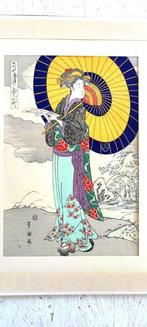 Gejsza z parasolka - Utagawa Toyokuni I (1769-1825) - Japan