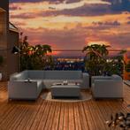 Loungeset / Tuinset - Sorano - Antraciet, Verzenden, Nieuw