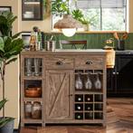 Keukeneiland met Wijnrek en Lades– Vintage Buffetkast 110x95, Verzenden, Nieuw