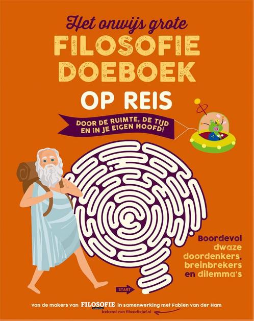 Het Onwijs Grote Filosofie Doeboek - Op Reis 9789085716655, Boeken, Kinderboeken | Jeugd | 10 tot 12 jaar, Zo goed als nieuw, Verzenden