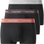 -4% Calvin Klein  Calvin Klein 3-pack boxers  maat L, Verzenden, Zwart