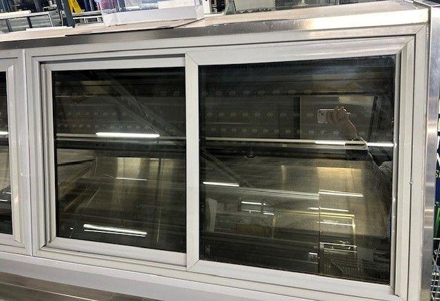 Schuifdeuren, Schuifruiten met frame B115 x H75cm, Witgoed en Apparatuur, Koelkasten en IJskasten, Gebruikt