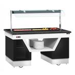 GGM Gastro | Koud buffet toonbank BELFAST - 1600mm - met |, Verzenden, Nieuw, 140 tot 160 cm
