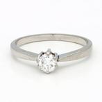 Ring - 14 karaat Witgoud Diamant (Natuurlijk), Sieraden, Tassen en Uiterlijk, Ringen, Nieuw
