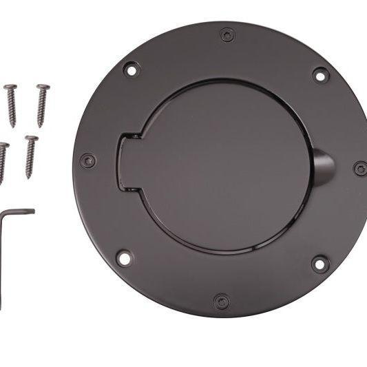 Rugged Ridge Non-Locking Gas Cap Door Black 97-06 Jeep, Auto-onderdelen, Brandstofsystemen, Ophalen of Verzenden
