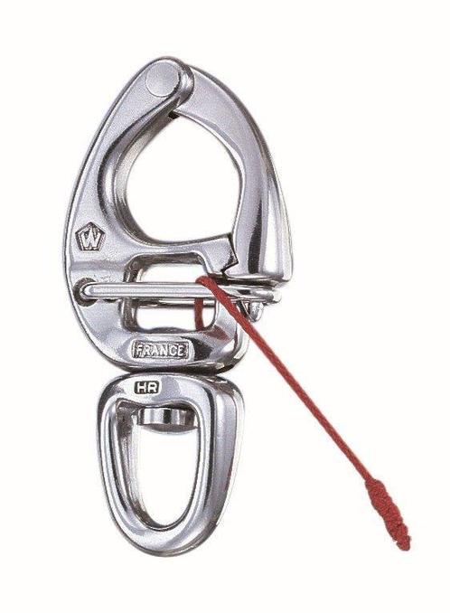 Wichard Snapsluiting quick-release met wartelend oog - 90 mm, Watersport en Boten, Bootonderdelen, Ophalen of Verzenden