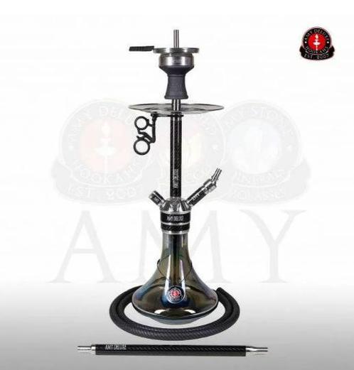 AMY Deluxe Carbon RVS, Verzamelen, Rookartikelen, Aanstekers en Luciferdoosjes, (Water)pijp, Nieuw, Ophalen of Verzenden
