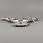 o.a. B.W. van Eldik - Asbak (4) - .833 zilver, .835 zilver