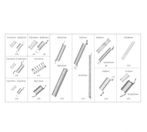 Veren set - Assortiment doos - 200 stuks - Gegalvaniseerd, Doe-het-zelf en Verbouw, Gereedschap | Handgereedschap, Nieuw, Ophalen of Verzenden