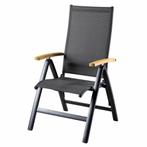 Celina standenstoel verstelbaar aluminium antraciet met, Tuin en Terras, Tuinstoelen, Nieuw, Ophalen of Verzenden, Aluminium