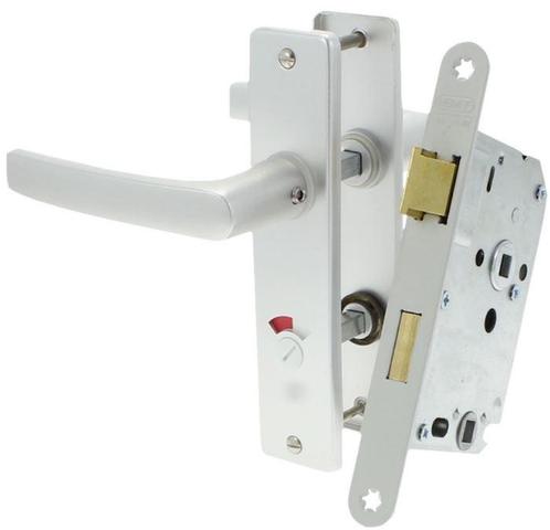 Nemef toilet-badkamer slot 1264 Met Beslag kortschild, Doe-het-zelf en Verbouw, Hang- en Sluitwerk, Verzenden