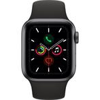 Apple Watch Series 5 40mm - Zwart - Zwarte Sportband, Telecommunicatie, Ophalen of Verzenden, Zo goed als nieuw