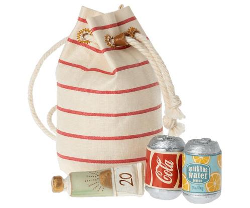 Maileg - Strandset (zonnebrand en 2 blikjes drinken), Kinderen en Baby's, Speelgoed | Overig