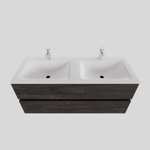 Badkamermeubel Solid Surface BWS Oslo 120x46 cm Dubbel Wood, Doe-het-zelf en Verbouw, Sanitair, Bad, Nieuw, Ophalen of Verzenden