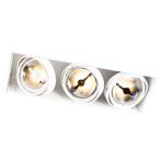 Inbouwspot wit  AR111 trimless 3-lichts - Oneon, Huis en Inrichting, Lampen | Spots, Nieuw, Overige materialen, Design
