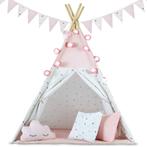 Roze Tipi Tent | Katoen 175g/m2 | Premium | OP=OP, Nieuw, Ophalen of Verzenden, 100 cm of meer, Matras