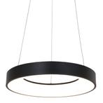 Moderne hanglamp rond - Ø 48 cm zwart LED, Huis en Inrichting, Nieuw, Ophalen of Verzenden, Kunststof, Design verlichting