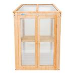 Broeikas | Kweekkas | Tuinkas | 60x49x97,5 cm | Vurenhout, Overige materialen, Polycarbonaat, Verzenden, Kweekkas