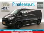 Ford Transit Custom 340 2.0 TDCI L2H1 TRAIL MARGE Cam €452pm, Zwart, Nieuw, Ford, Lease