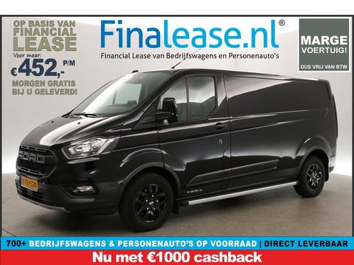 Ford Transit Custom 340 2.0 TDCI L2H1 TRAIL MARGE Cam €452pm, Auto's, Bestelauto's, Lease, Handgeschakeld, Diesel, Ford, Zwart
