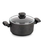 Korkmaz Ornella Braadpan 20 cm – Aluminium Pan 3L Met Deksel, Huis en Inrichting, Keuken | Potten en Pannen, Ophalen of Verzenden