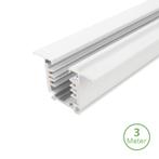 Luxar Inbouw 3-Fase Rail 3m Wit, Verzenden, Nieuw