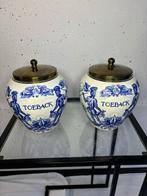 Pot (2) - Goedewaagen Delft Blue Toeback potten - Porselein