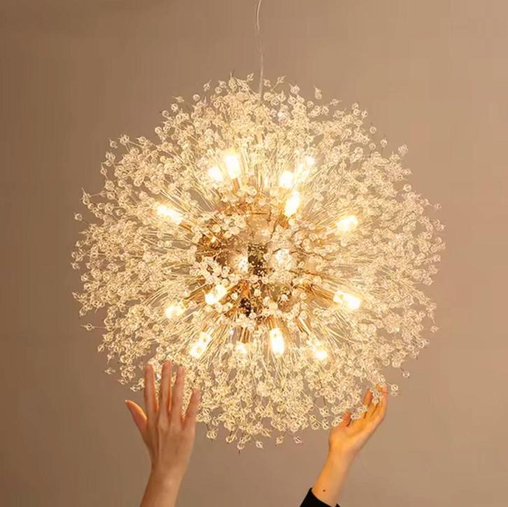 Paardenbloem LED Hanglamp – Moderne Acryl Sterrenhemel Lamp, Huis en Inrichting, Lampen | Hanglampen, Nieuw, Verzenden