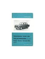 1961 -1964 VOLKSWAGEN 1500 | 1500 S VRAAGBAAK NEDERLANDS, Auto diversen, Handleidingen en Instructieboekjes